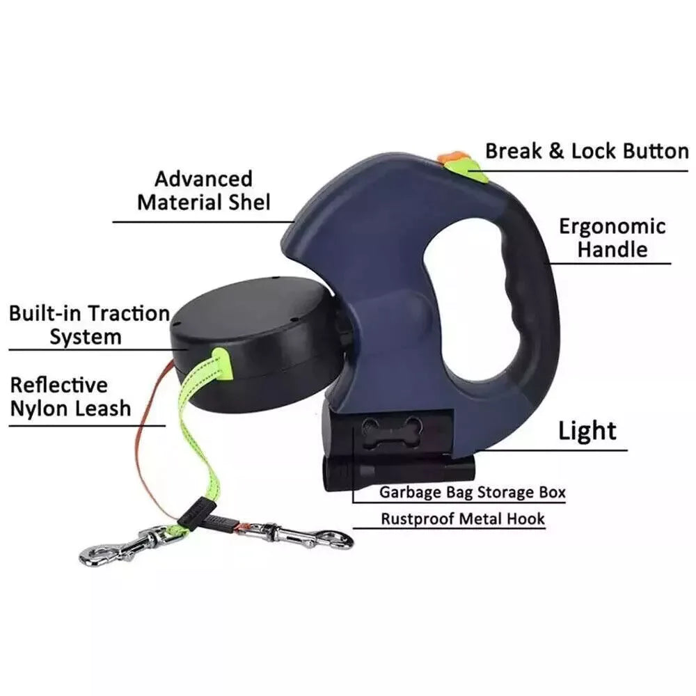 360 TwinDog Flexi-Leash