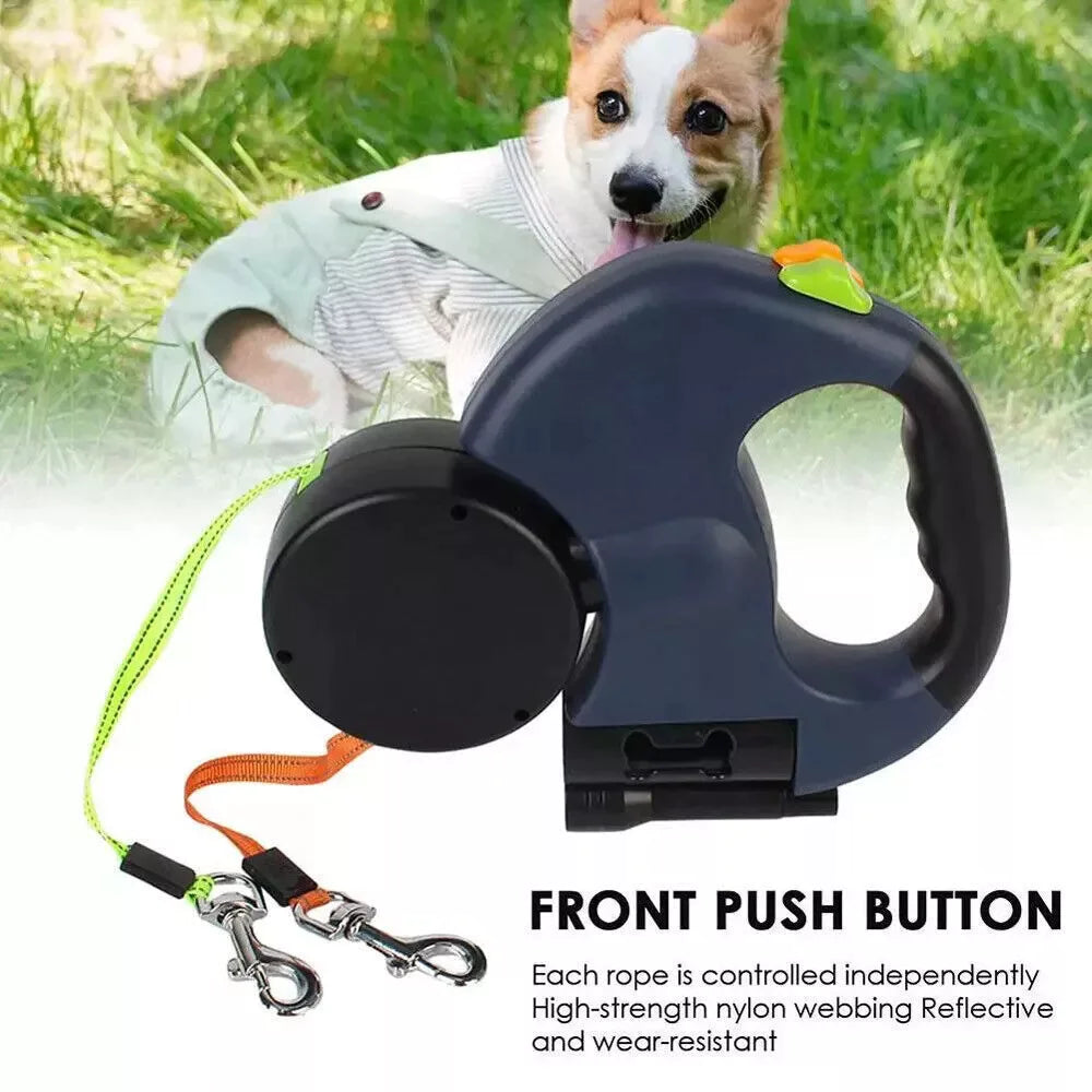 360 TwinDog Flexi-Leash