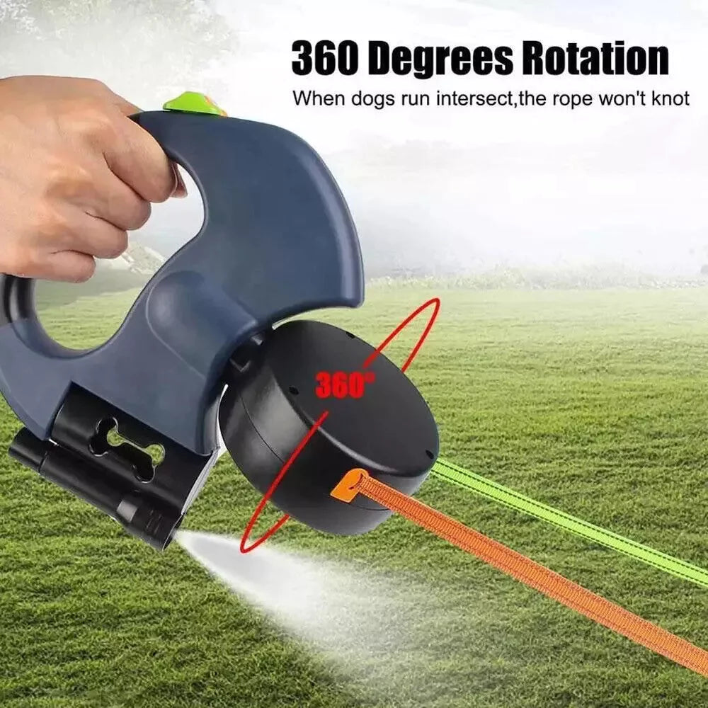 360 TwinDog Flexi-Leash