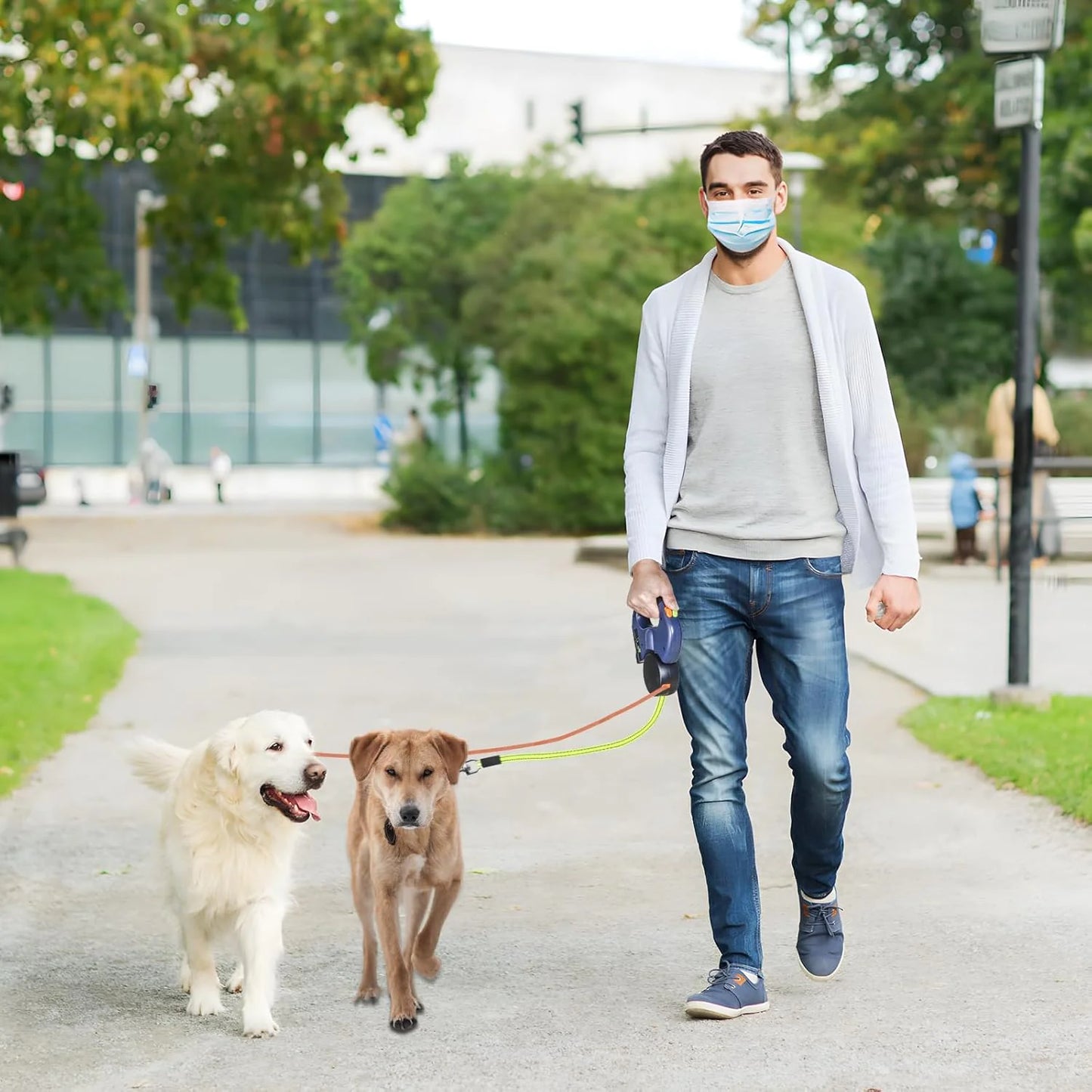 360 TwinDog Flexi-Leash