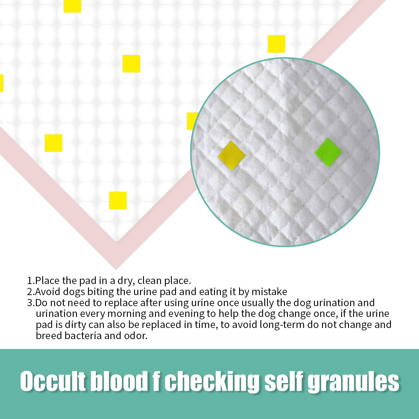 Dog Urine Blood Self Test Pad