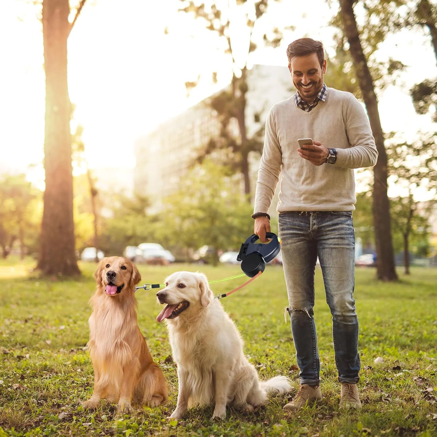 360 TwinDog Flexi-Leash