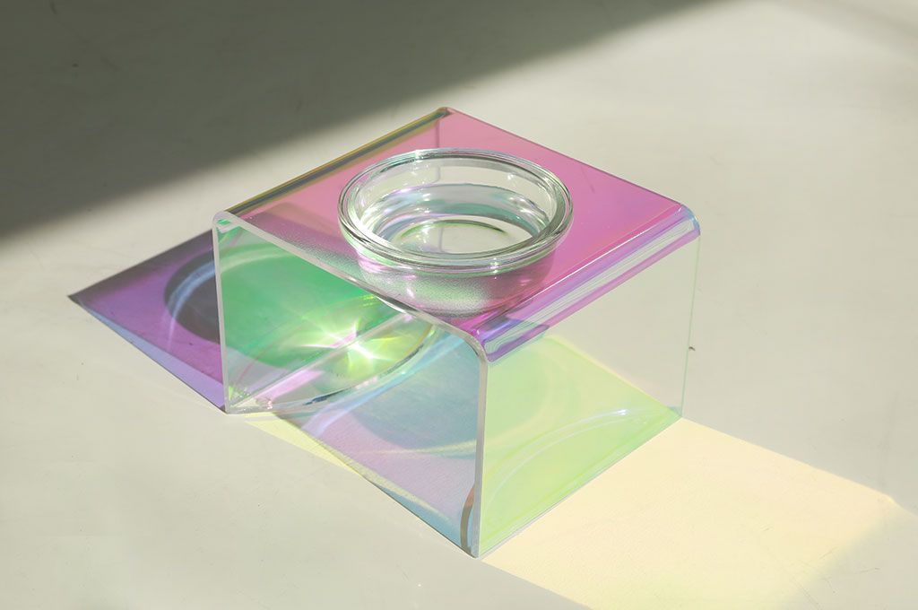 Acrylic Pet Bowl Food Basin