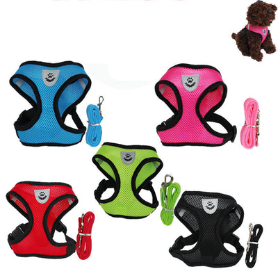 Premium Adjustable Dog Harness - Comfortable Pet Chest Strap for Small to Large Dogs - Little Fur Co.