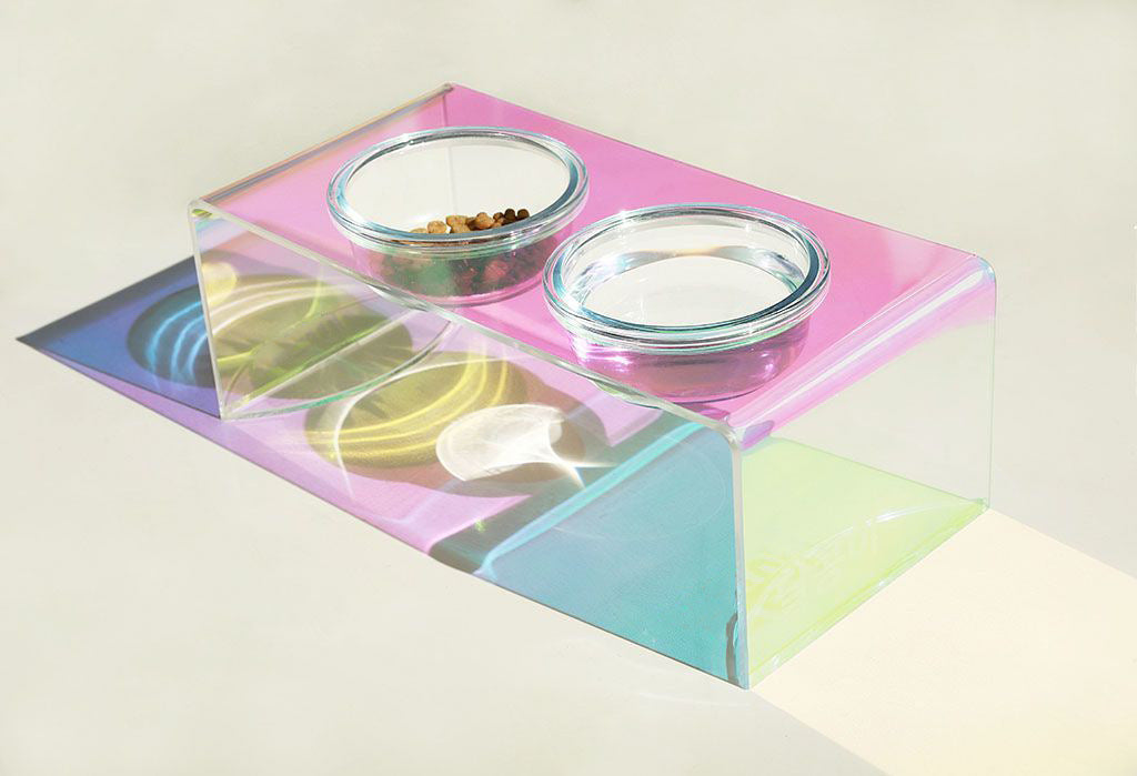 Acrylic Pet Bowl Food Basin
