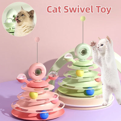 Cat Toy Tower - Little Fur Co. #