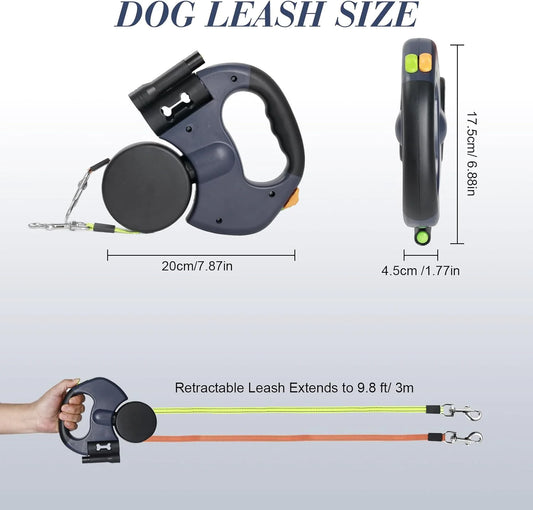 360 TwinDog Flexi-Leash